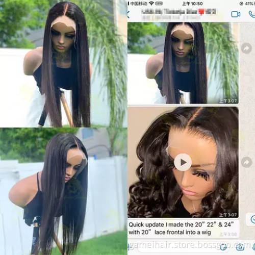 180% Density raw HD Full Lace Human Hair Wigs For Black Women.Wholesale  HD Virgin Brazilian Hair Lace Front Wigs